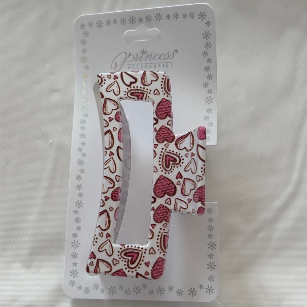 Heart Pattern Hair Clip - Picture 2 of 5